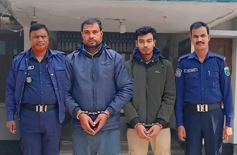 দুর্গাপুরে বিস্ফোরক ও নাশকতার মামলায় যুবলীগ ও ছাত্রলীগ নেতা গ্রেফতার