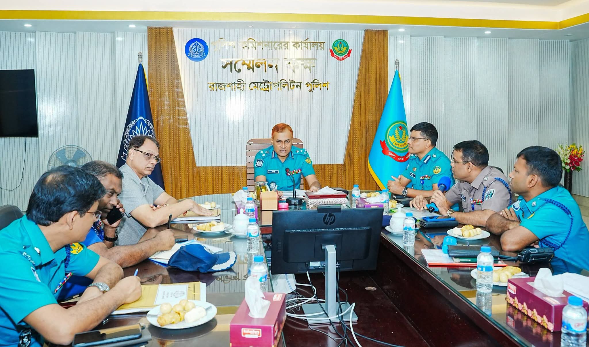 রাজশাহী মেট্রোপলিটন পুলিশের জুন মাসের অপরাধ পর্যালোচনা সভা অনুষ্ঠিত