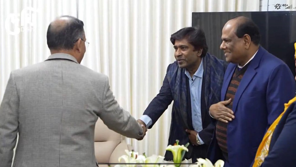 তারেক রহমানের সঙ্গে ভাসানী জনশক্তি পার্টির প্রতিনিধি দলের গুরুত্বপূর্ণ বৈঠক