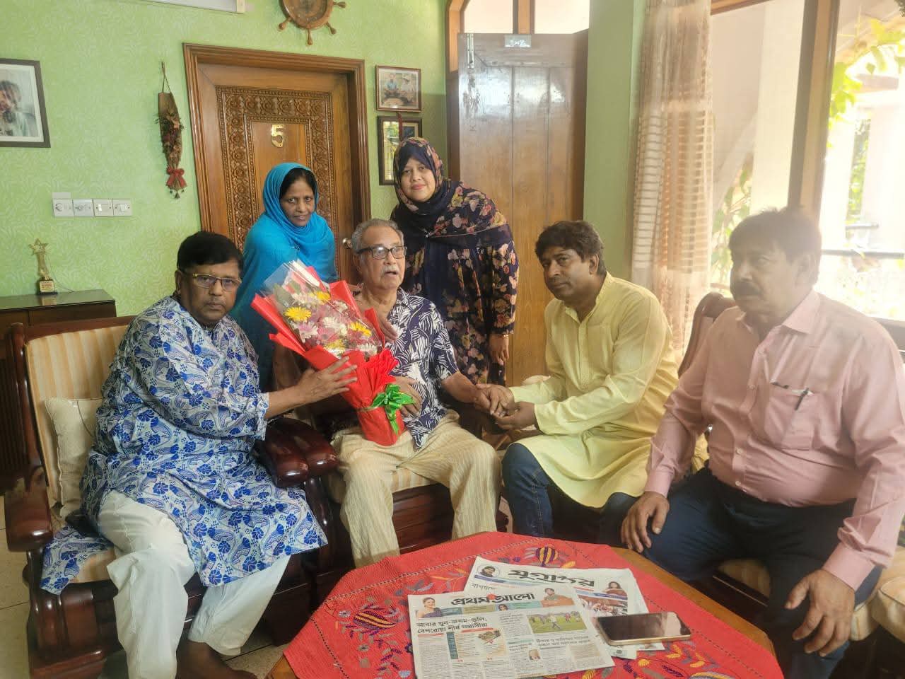 আব্দুর রবের সঙ্গে ভাসানী জনশক্তি পার্টির সৌজন্য সাক্ষাৎ