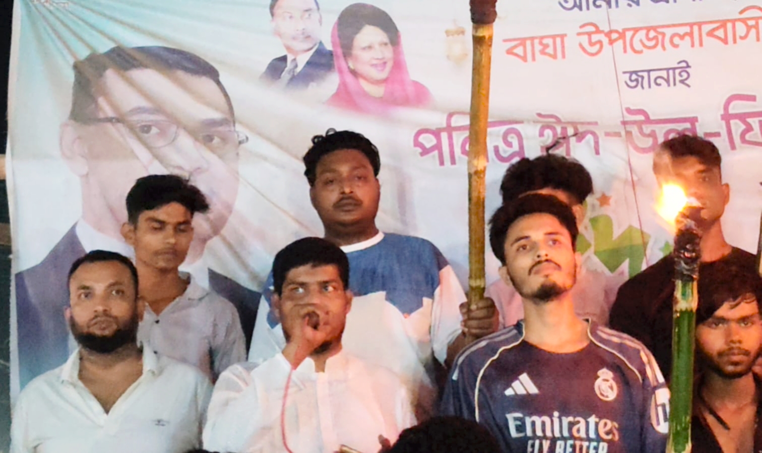 এমপির বিরুদ্ধে ষড়যন্ত্রমূলক সংবাদের প্রতিবাদে বাঘায় যুবদল কর্মী সুমনের নেতৃত্বে মশাল মিছিল