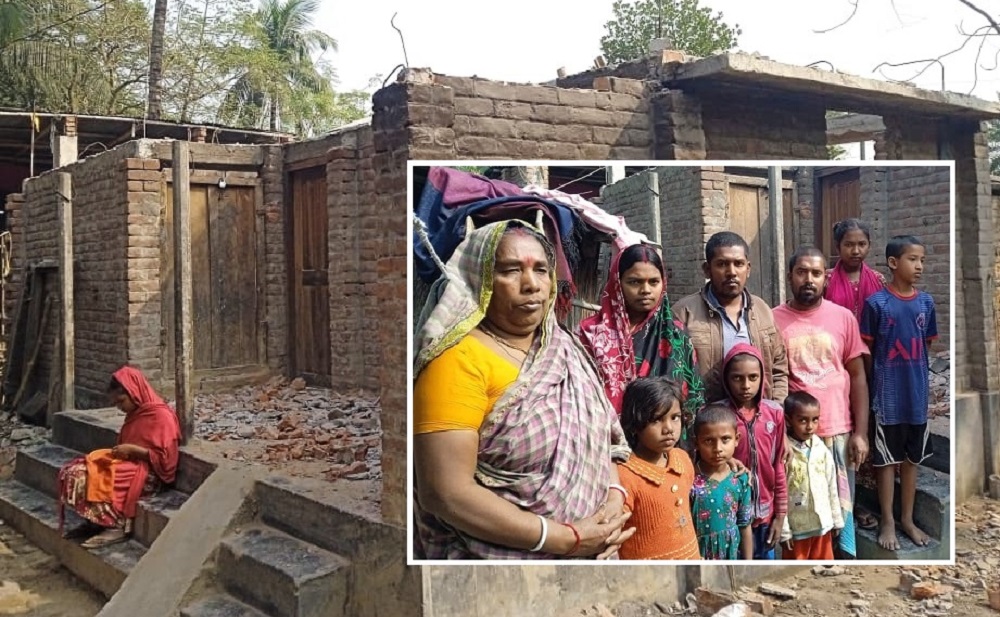 চারঘাটে আওয়ামী লীগ নেতার নেতৃত্বে সংখ্যালঘু পরিবারে তাণ্ডব
