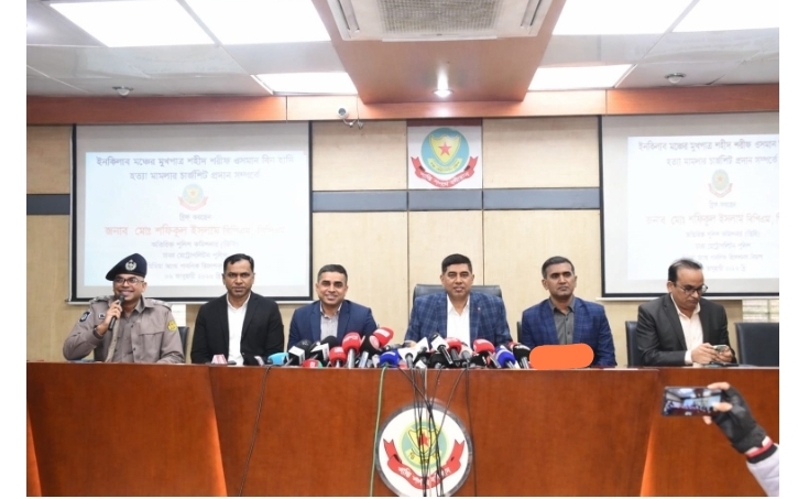 ইনকিলাব মঞ্চের মুখপাত্র শহীদ শরীফ ওসমান বিন হাদি হত্যা মামলায় ১৭ (সতেরো) জনের বিরুদ্ধে চার্জশিট দাখিল