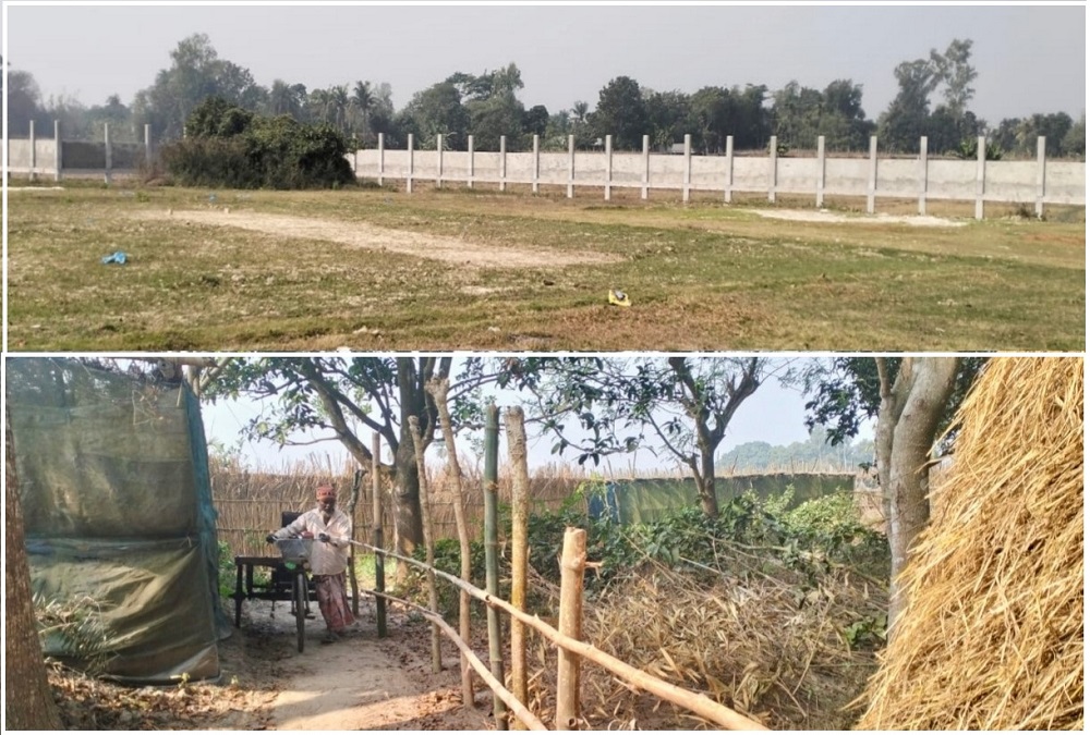 তাহেরপুর হাটে ডাম্পিং স্টেশন প্রস্তুত