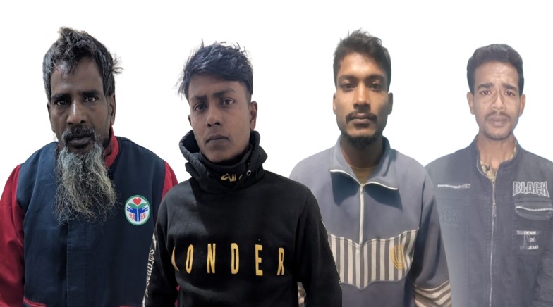 আরএমপির মাদকবিরোধী অভিযানে ৪ জন গ্রেপ্তার