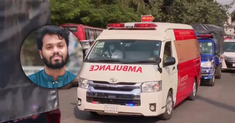 সিঙ্গাপুরের উদ্দেশে উড্ডয়ন করলো হাদিকে বহনকারী এয়ার অ্যাম্বুলেন্স
