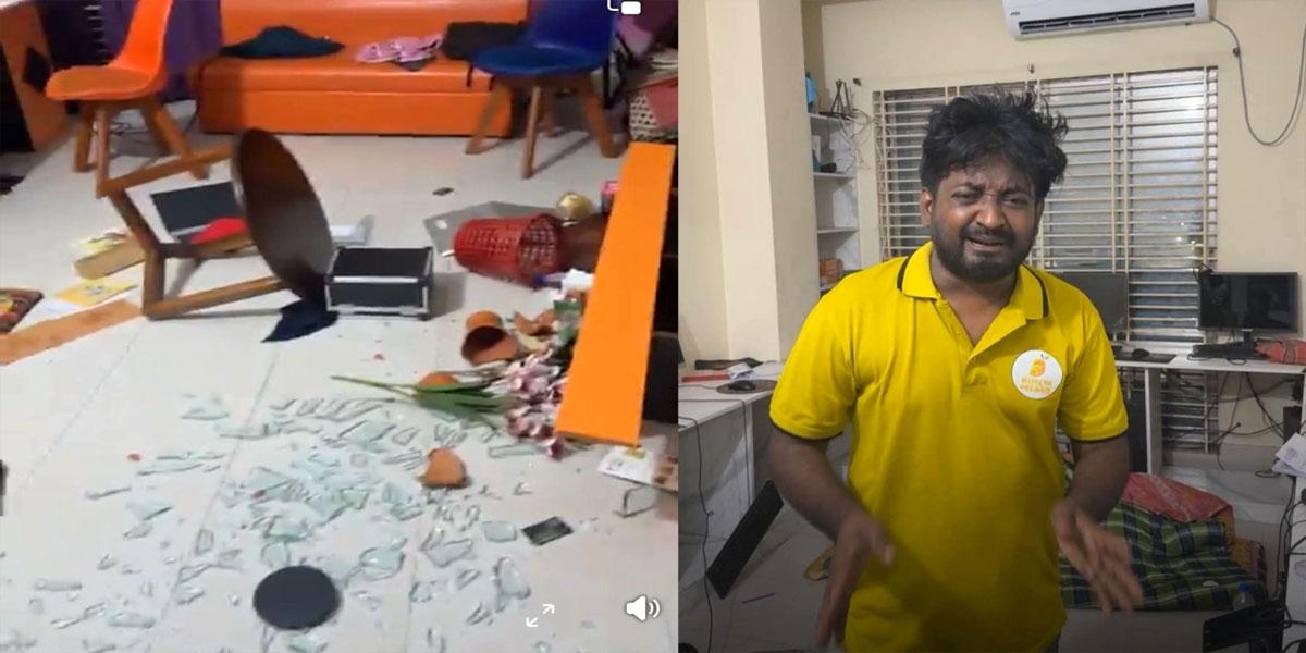 রাজশাহীতে ‘ম্যাংগো লাভার’ অফিসে হামলা