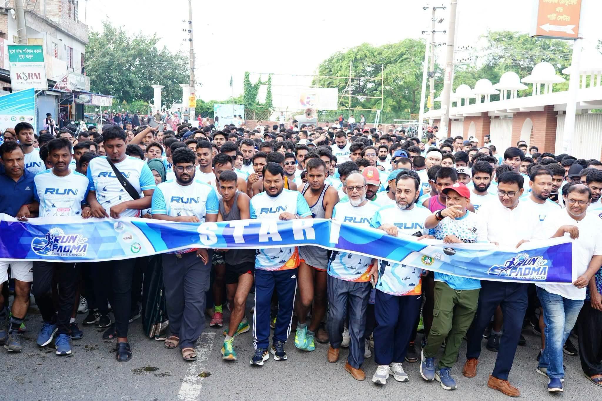 পদ্মা নদী রক্ষায় রাজশাহীতে ‘রান ফর পদ্মা’ মিনি ম্যারাথন