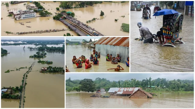 টানা বর্ষণ ও পাহাড়ি ঢলে ৭ জেলায় ভয়াবহ বন্যা: প্রাণহানি ৫১, ক্ষতিগ্রস্ত ১০ লাখের বেশি