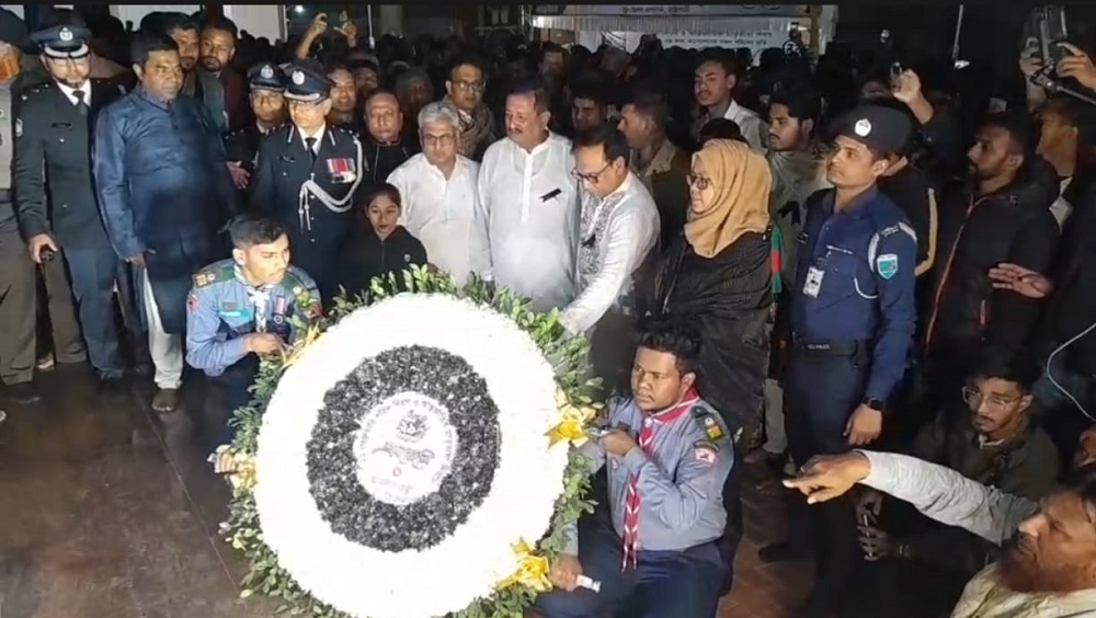৭৪ বছর পর রাজশাহীতে কেন্দ্রীয় শহিদ মিনারের উদ্বোধন