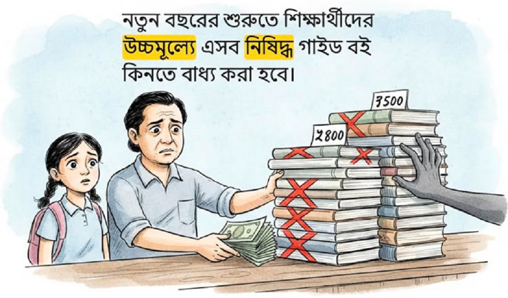 চারঘাটে সহায়ক বইয়ের নামে বছরে সাড়ে ৫ কোটি টাকার বাণিজ্য