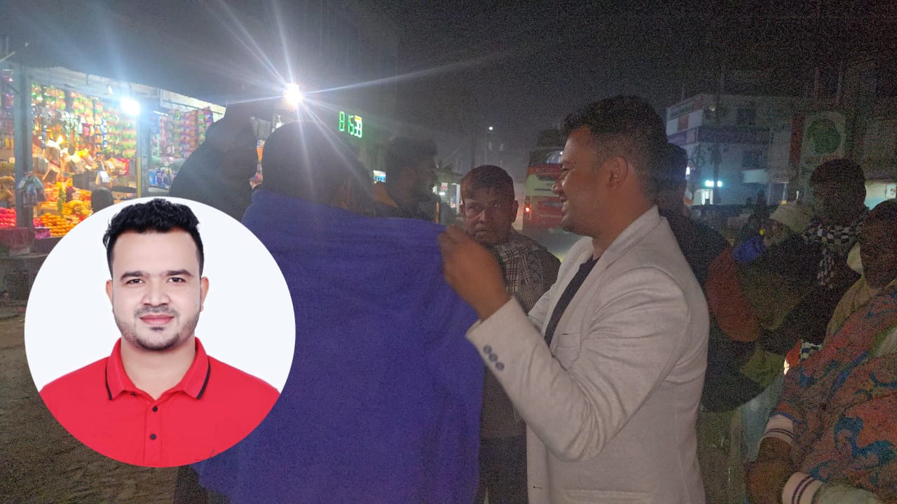রাজশাহীতে সুবিধাবঞ্চিত শীতার্ত মানুষের পাশে ছাত্রদল নেতা শামীম সরকার!